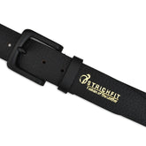 Men Slim Leather Casual Belt Art 1004 BLK